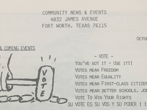 A Short History of Latina/o Political Engagement in Fort&nbsp;Worth